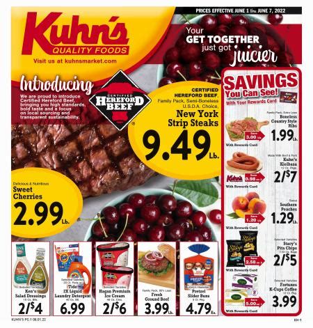SAVINGS You Can See With Your Rewards Card Prices valid thru Dec 19, 2023 Fresh Pasteurized Save 4. . Kuhns market weekly ad